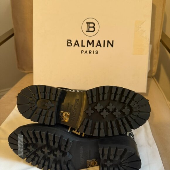 NWB - Balmain Logo Boots - Size 37 - Picture 3 of 5